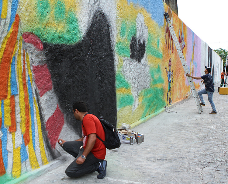 Último fim de semana de férias com grafite, música, dança, trilhas ecológicas e exposições de arte gratuitas no Recife