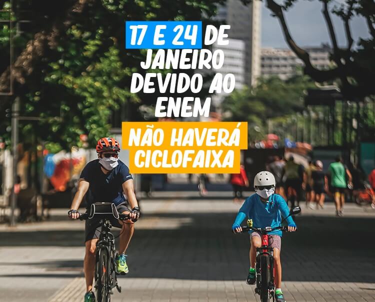 Aviso – Ciclofaixa de Turismo e Lazer